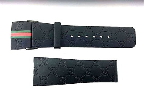 gucci watch with rubber strap|Gucci leather strap replacement.